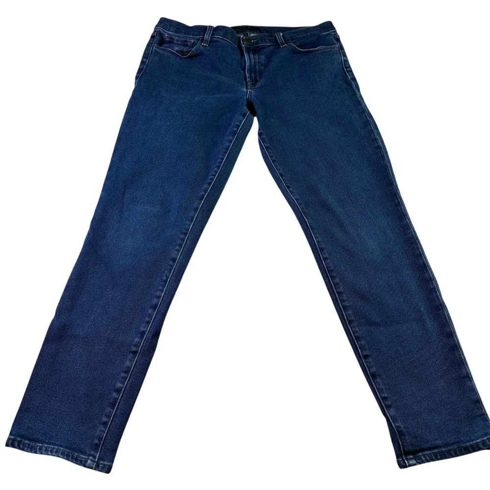J Brand Dark Wash Skinny Leg Jeans Women Size 31 High Rise‎ Stretch Denim Clssic